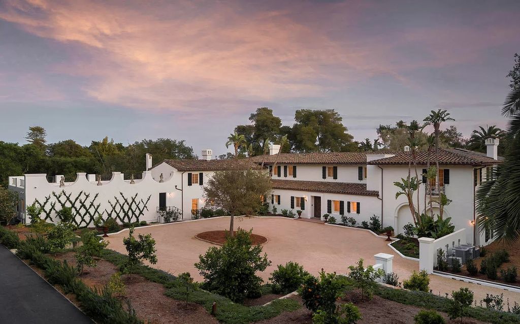 The Home in Santa Barbara is a George Washington Smith and Lutah Maria Riggs designed home in the heart of Montecito's Golden Quadrangle now available for sale. This home located at 770 Hot Springs Rd, Santa Barbara, California;