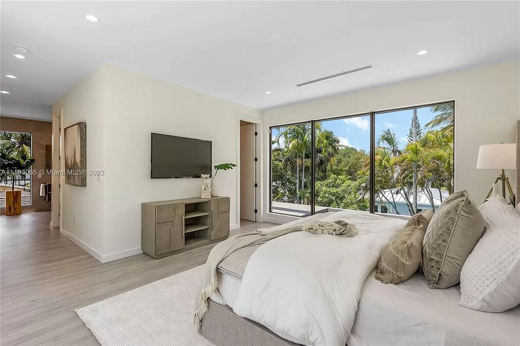 The Home in Miami is a brand new construction, modern estate in the heart of North Coconut Grove with fabulous outdoor entertaining now available for sale. This home located at 3040 Calusa St, Miami, Florida