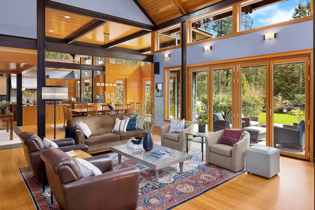 The Estate in Washington is a luxurious home with superlative architectural achievement now available for sale. This home located at 9343 NE Yama Ridge Ln, Bainbridge Island, Washington; offering 05 bedrooms and 08 bathrooms with 8,241 square feet of living spaces. 