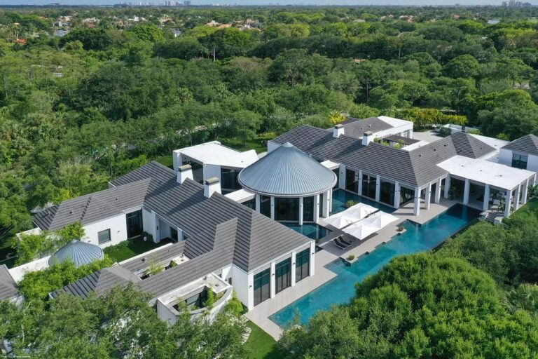 This $47.5 Million Signature Mansion in Jupiter Florida with over 16,000 SF of Resort Like Living Space is A Timeless Work of Art