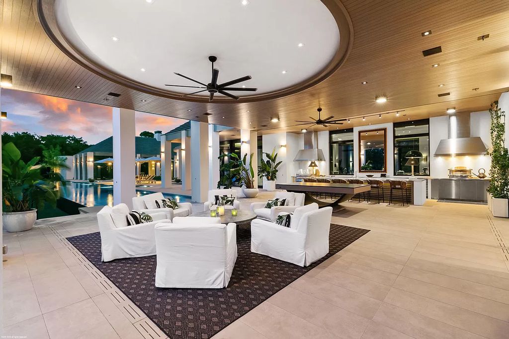 The Mansion in Jupiter is a magnificent home constructed from the finest materials and inspired from amazing resorts around the world now available for sale. This home located at 126 Bears Club Dr, Jupiter, Florida