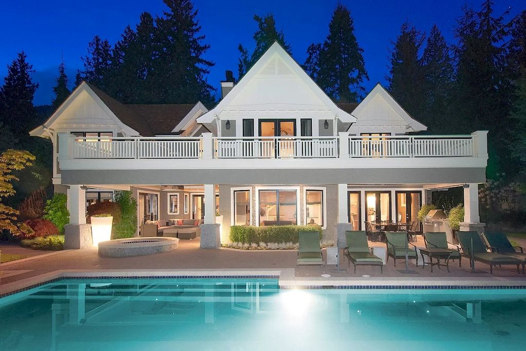 The House in West Vancouver is an architectural masterpiece designed by Marque Thompson, now available for sale. This home located at 2988 Rosebery Ave, West Vancouver, BC V7V 3A7, Canada