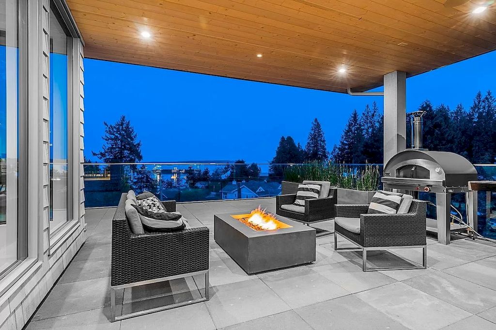 The House in West Vancouver is brilliantly designed ocean view residence was created by renowned designer Karla Dreyer, now available for sale. This home located at 4701 Piccadilly S, West Vancouver, BC V7W 1J8, Canada