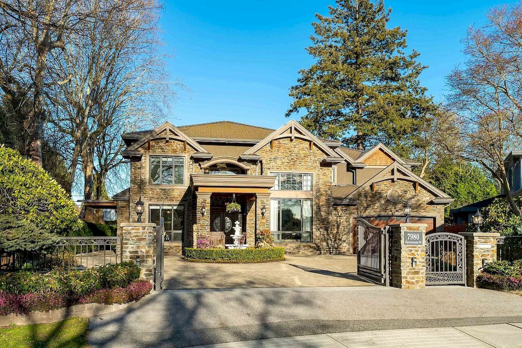 The House in Richmond has spacious living spaces and top line of workmanship and materials, now available for sale. This home located at 7980 Goldstream Pl, Richmond, BC V7A 1L7, Canada