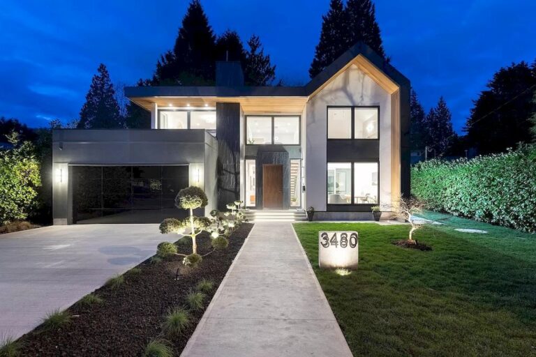 World-Class House in North Vancouver with Sustainable Design Hits on the Market for C$4,288,000
