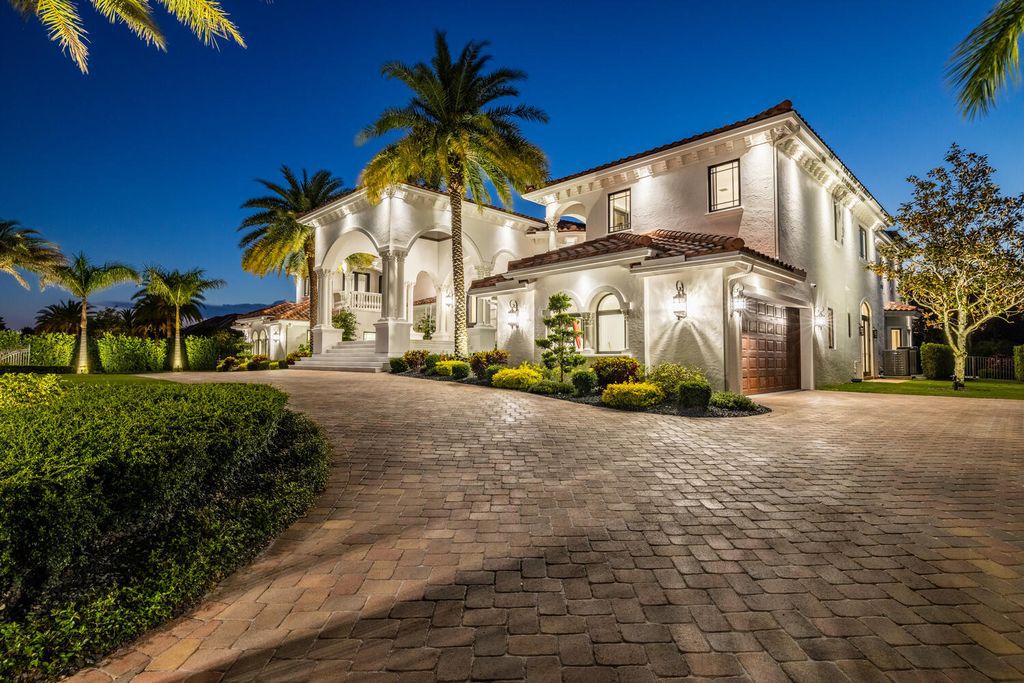 The Parkland Estate is a Country Club home with Glamour has been updated with a state-of-the-art surround system and smart features now available for sale. This home located at 7427 Stonegate Blvd, Parkland, Florida