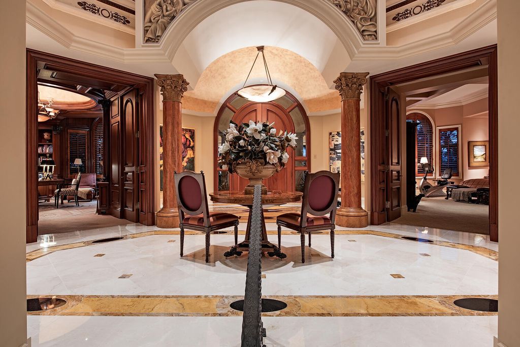 The Home in Naples is an exquisitely refashioned estate offers old world finishes and craftsmanship now available for sale. This home located at 3133 Rum Row, Naples, Florida