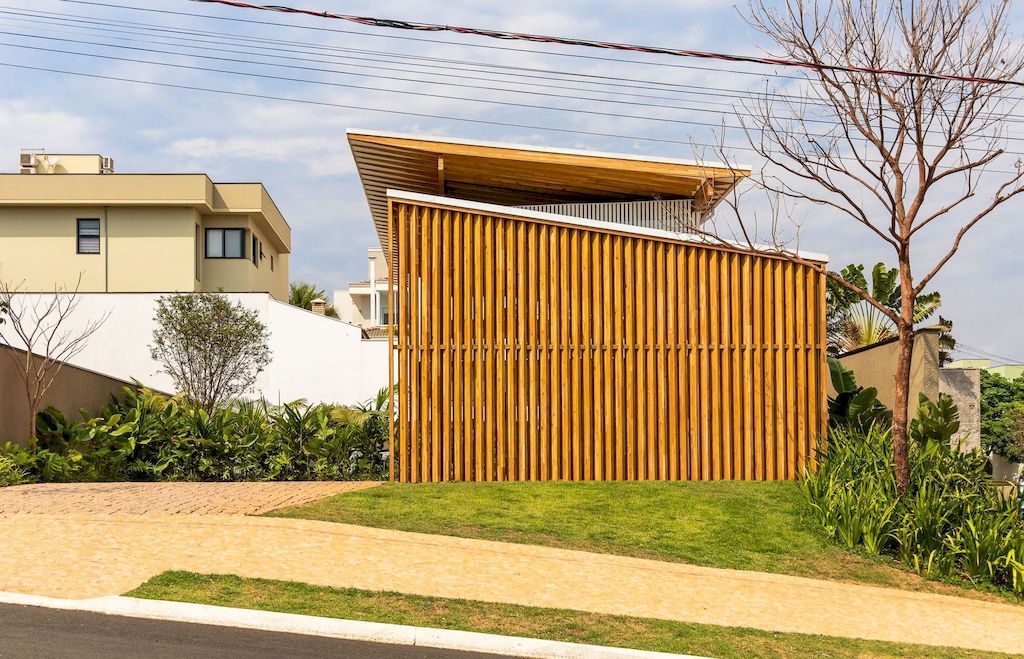 Anima House, Unique Design with Wooden System by 24 7 Arquitetura