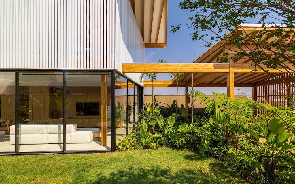 Anima House, Unique Design with Wooden System by 24 7 Arquitetura