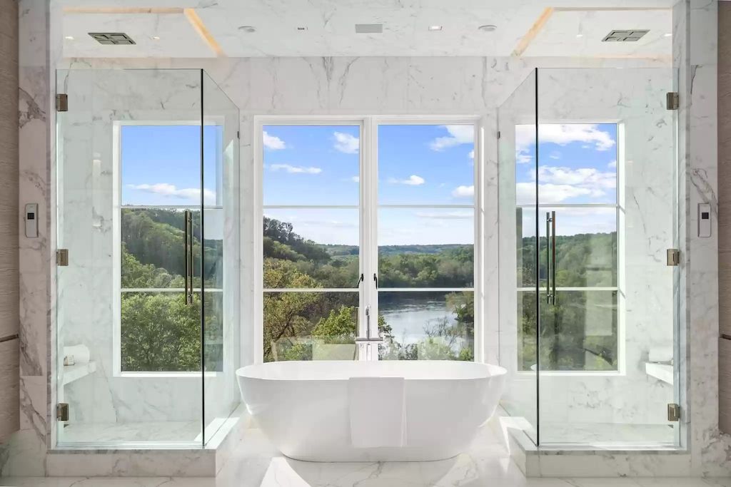 The Estate in Virginia is an exceptional home with panoramic views of the Potomac River, now available for sale. This home located at 700 Bulls Neck Rd, Mc Lean, Virginia