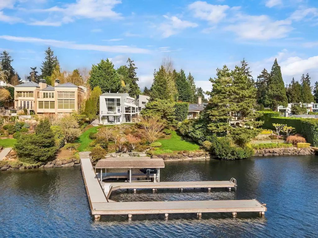 The Estate in Washington is a luxurious home with gorgeous plantings nestled on the Medina’s famed “gold coast” now available for sale. This home located at 609 Evergreen Point Road, Medina, Washington; offering 04 bedrooms and 08 bathrooms with 6,920 square feet of living spaces.