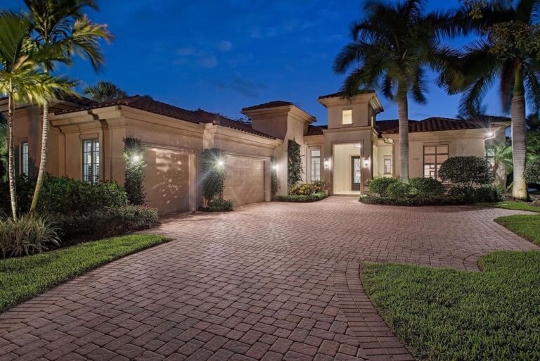 Exceptional Custom Home in Naples with The Finest Finishes Comes to The Market at $5,970,000