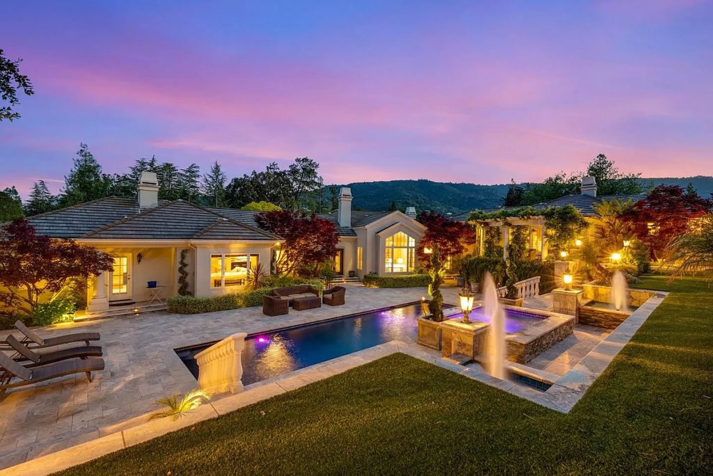 The Estate in Saratoga is perfect for the California lifestyle nestled in one of the most highly sought out neighborhoods in Saratoga now available for sale. This home located at 18929 Monte Vista Dr, Saratoga, California