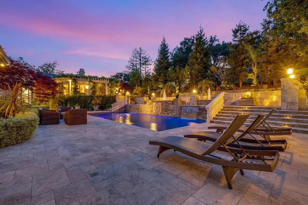 The Estate in Saratoga is perfect for the California lifestyle nestled in one of the most highly sought out neighborhoods in Saratoga now available for sale. This home located at 18929 Monte Vista Dr, Saratoga, California