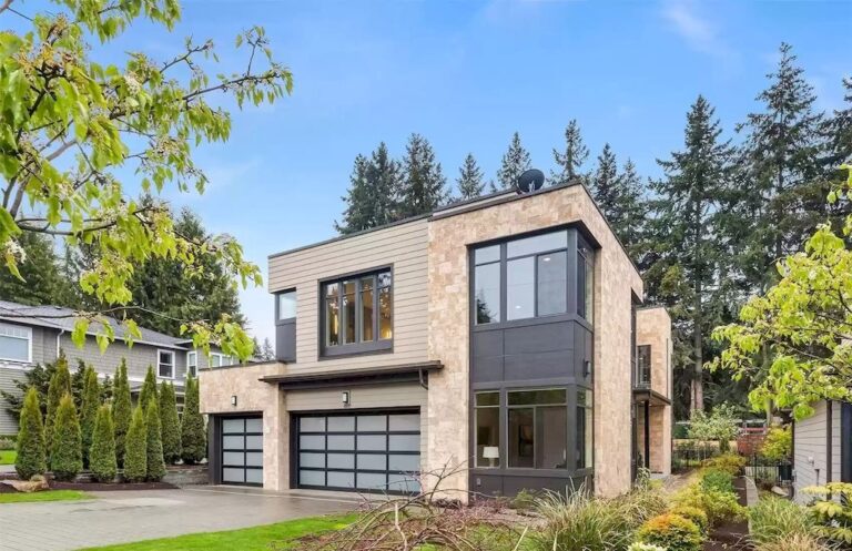 Exquisite Custom Home in Washington Presenting Thoughtful Design and Generous Living Spaces Listed at $3,900,000