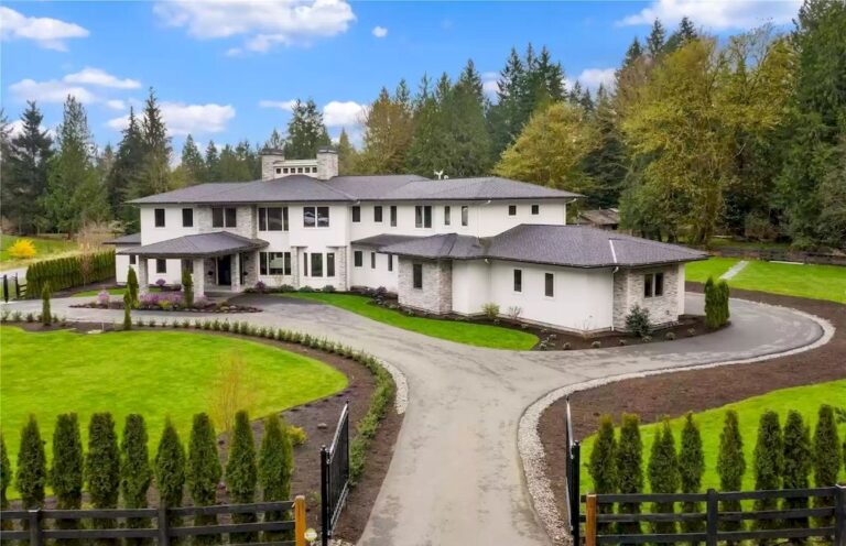 Extraordinarily Private Custom Estate in Washington on Market for $4,500,000