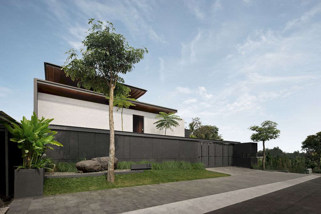 Grey Palace house, Beautiful brand new home in Indonesia by Axial Studio