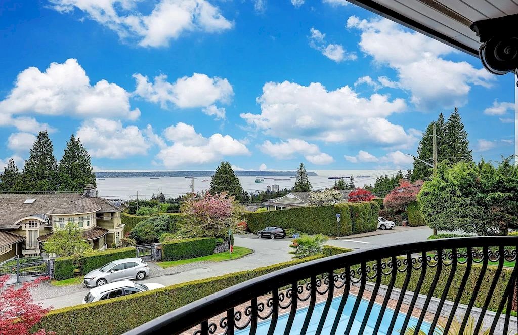 The Estate in West Vancouver offers incredible 180 degree ocean, mountain & city view, now available for sale. This home located at 1195 Renton Pl, West Vancouver, BC V7S 2K8, Canada