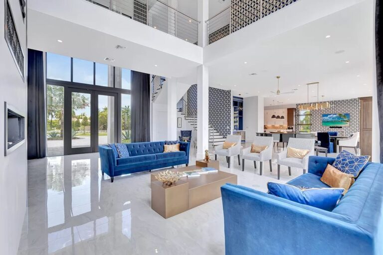 New Custom Furnished Luxury Home in Delray Beach with Breathtaking Views