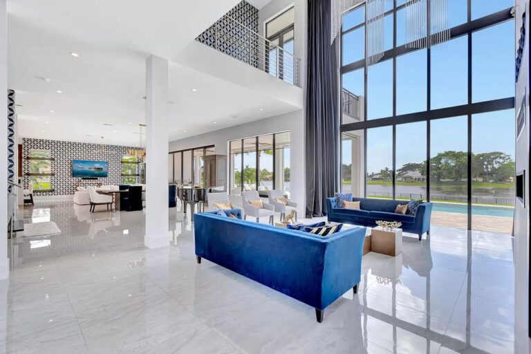 New Custom Furnished Luxury Home in Delray Beach with Breathtaking Views