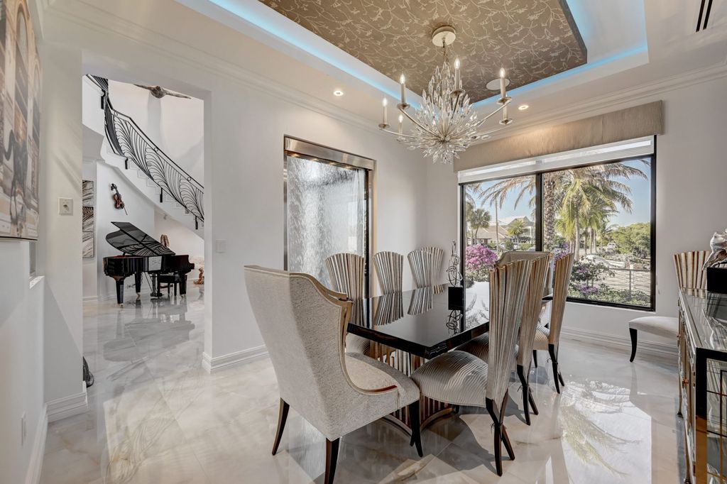 The Home in Boca Raton is a new waterfront home on the edge of the intracoastal with highest level of Furniture and art work now available for sale. This home located at 2900 NE 8th Ave, Boca Raton, Florida