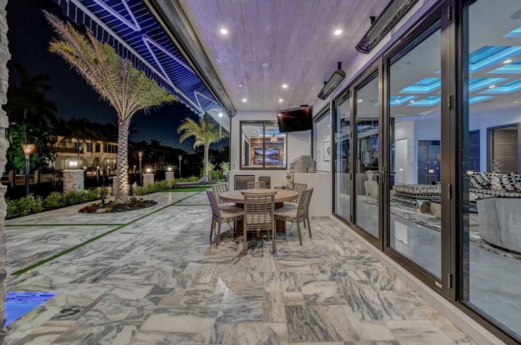 The Home in Boca Raton is a new waterfront home on the edge of the intracoastal with highest level of Furniture and art work now available for sale. This home located at 2900 NE 8th Ave, Boca Raton, Florida