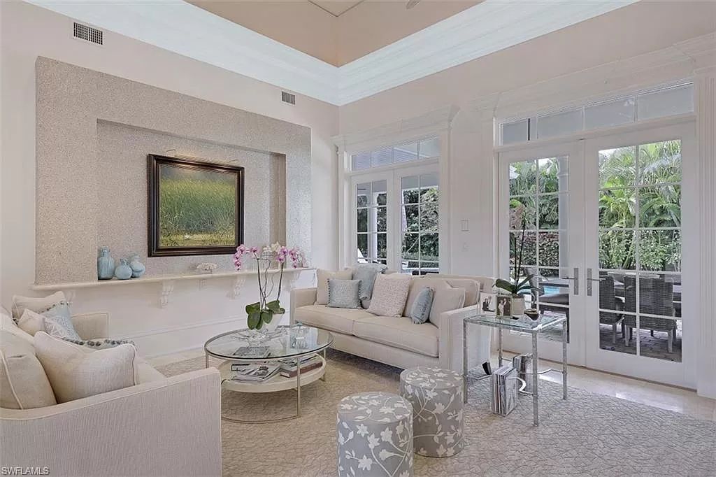 The Home in Naples is a newly renovated estate surrounded by lush tropical landscaping in the quintessential Naples neighborhood of Coquina Sands now available for sale. This home located at 1675 Murex Ln, Naples, Florida