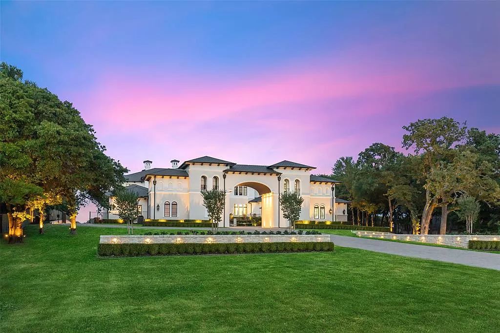 The Mansion in Texas is a showplace of the highest caliber sits on nearly 4 acres of gated grounds in exclusive Southlake offering palatial living spaces now available for sale. This home located at 1469 Sunshine Ln, Southlake, Texas