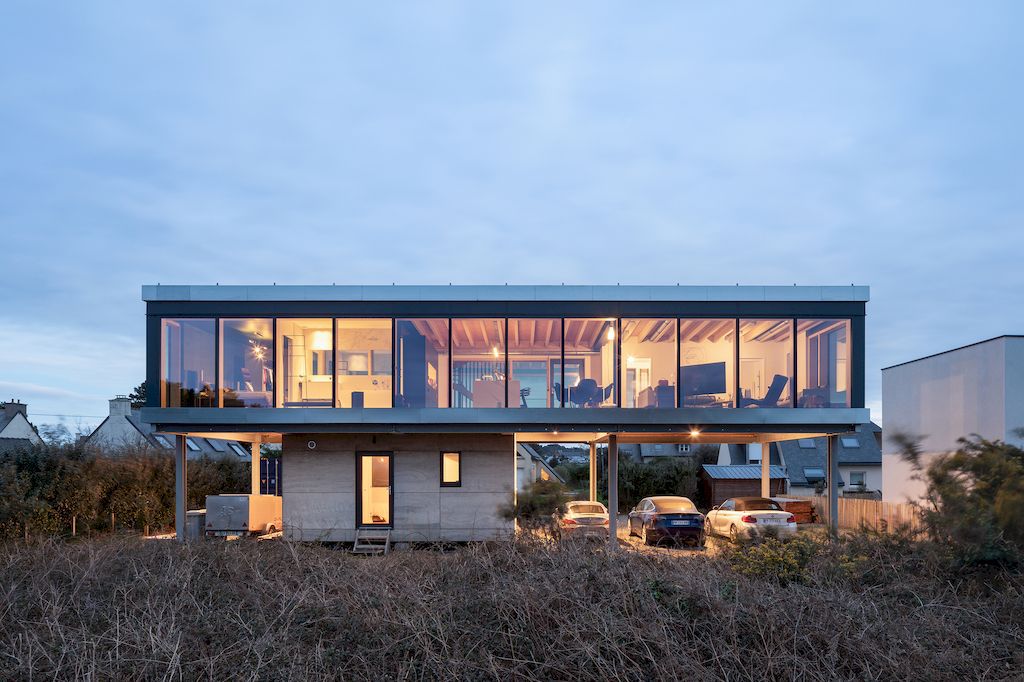 Stilt House, Unique project in France by B.HOUSSAIS Architecture