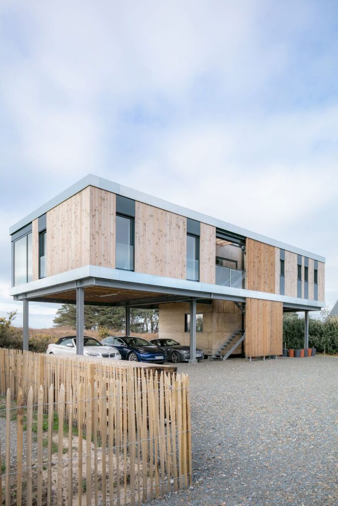 Stilt House, Unique project in France by B.HOUSSAIS Architecture