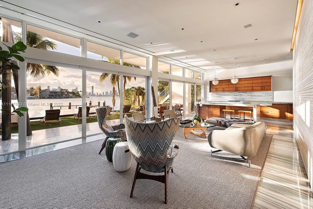 The Miami Beach Home is a stunning tropical modern estate with wide open west bay views now available for rent. This house located at 610 W Dilido Dr, Miami Beach, Florida