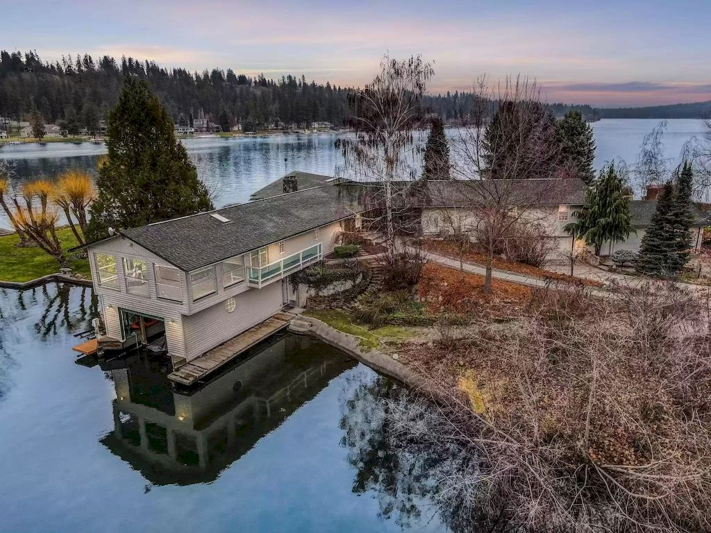 The Estate in Washington is a luxurious home remodeled and professionally landscaped now available for sale. This home located at 14630 W Lenette Ln, Nine Mile Falls, Washington; offering 05 bedrooms and 05 bathrooms with 7,400 square feet of living spaces.