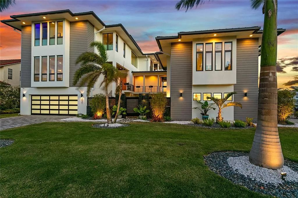 The Home in Tampa is a serene modern dreammaker captivates with fluid indoor-outdoor living and sweeping Bay views now available for sale. This home located at 5030 W San Miguel St, Tampa, Florida