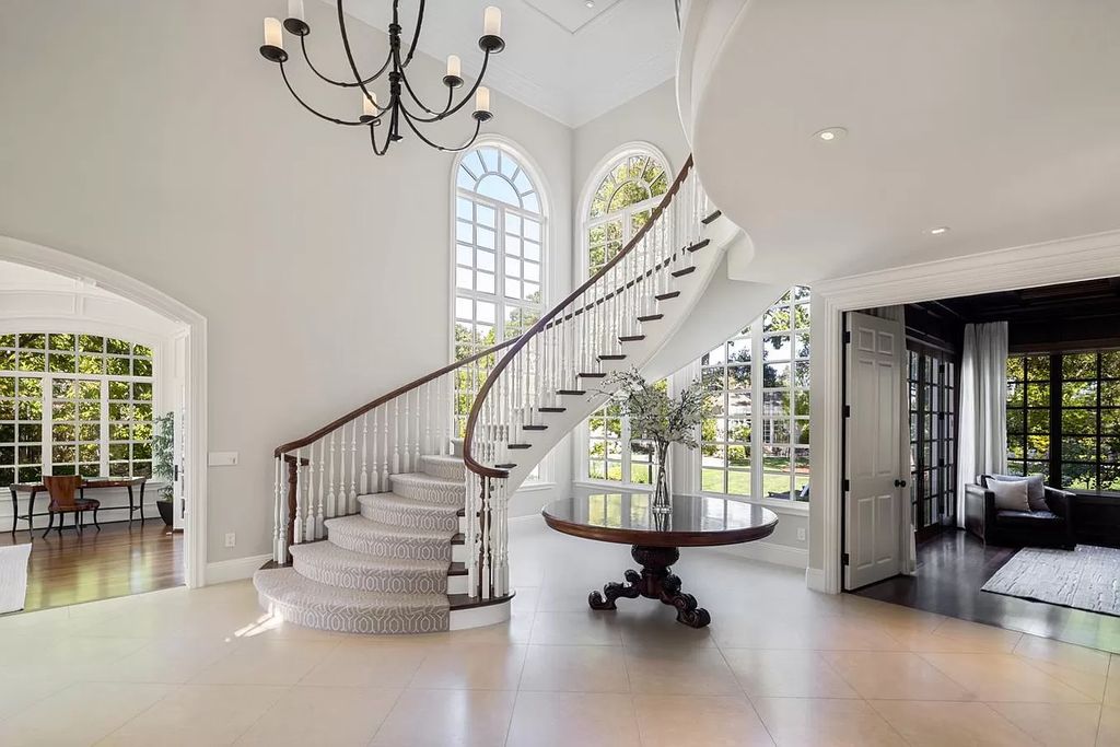 The Home in Atherton is a magnificent estate offers a soaring entrance salon, grand formal living room and spacious dining room now available for sale. This home located at 35 Isabella Ave, Atherton, California