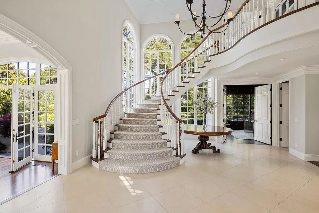 The Home in Atherton is a magnificent estate offers a soaring entrance salon, grand formal living room and spacious dining room now available for sale. This home located at 35 Isabella Ave, Atherton, California