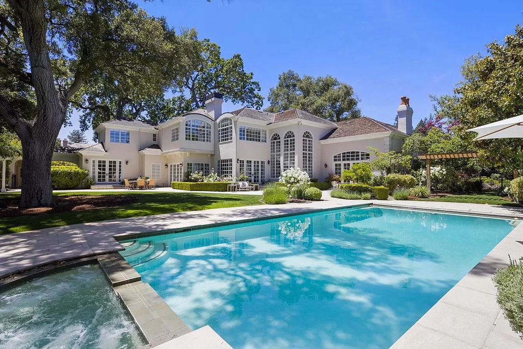 The Home in Atherton is a magnificent estate offers a soaring entrance salon, grand formal living room and spacious dining room now available for sale. This home located at 35 Isabella Ave, Atherton, California