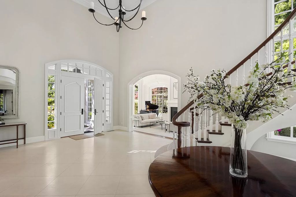 The Home in Atherton is a magnificent estate offers a soaring entrance salon, grand formal living room and spacious dining room now available for sale. This home located at 35 Isabella Ave, Atherton, California