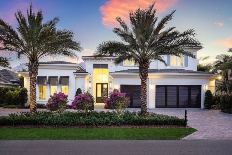 This $15,000,000 Beautiful Lake View Home in Boca Raton was Built with The Highest Level of Quality