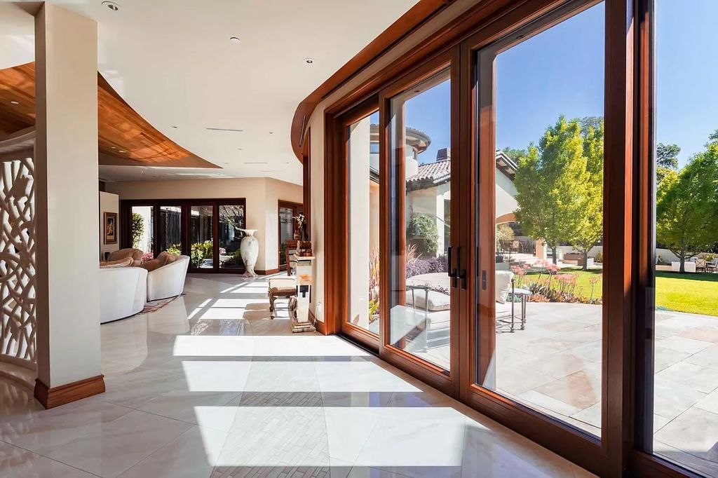 The Home in Los Altos is a prestigious estate with the finest materials, finishes, and technology, and exquisite interior and landscape design now available for sale. This house located at 27500 La Vida Real, Los Altos, California