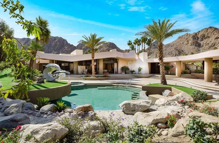 This $5,695,000 Indian Wells Home showcases The Stunning Architecture