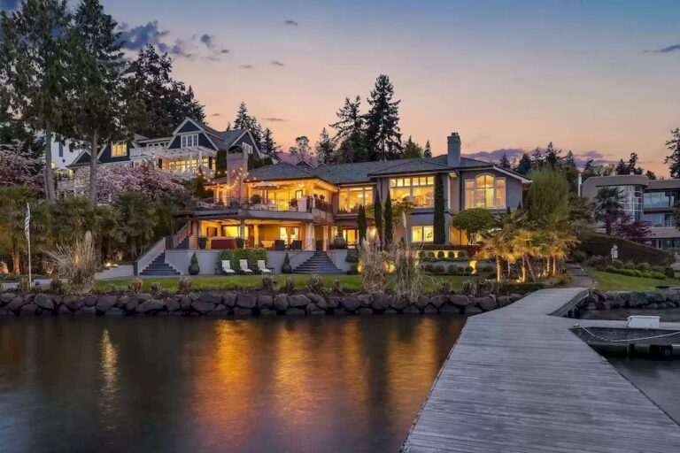 This $9,500,000 Waterfront Estate Offers the Epitome of Privacy in Washington