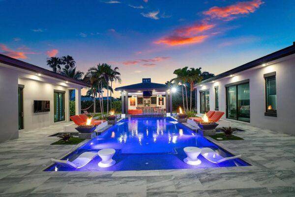 This Striking $6,695,000 Home in Delray Beach showcases luxury finishes