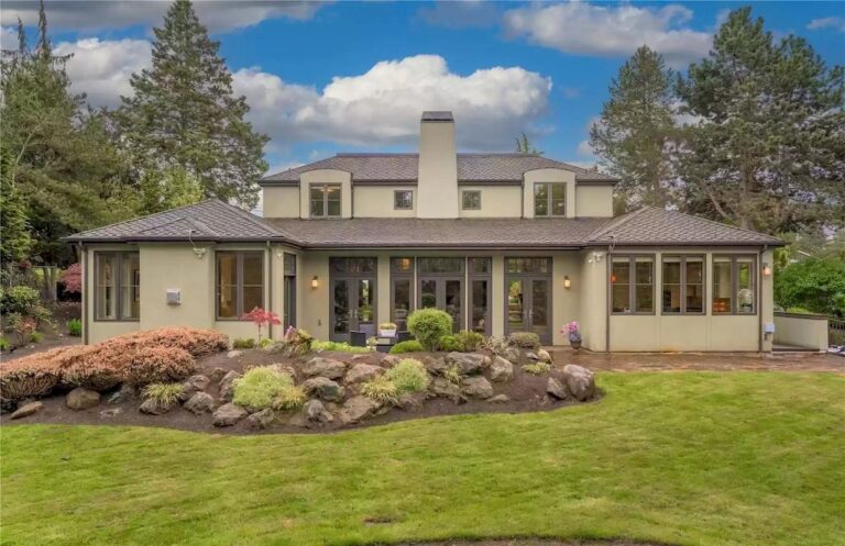 Timeless Design Meets Premium Fine Finishes in this $5,580,000 Elegant Home in Washington