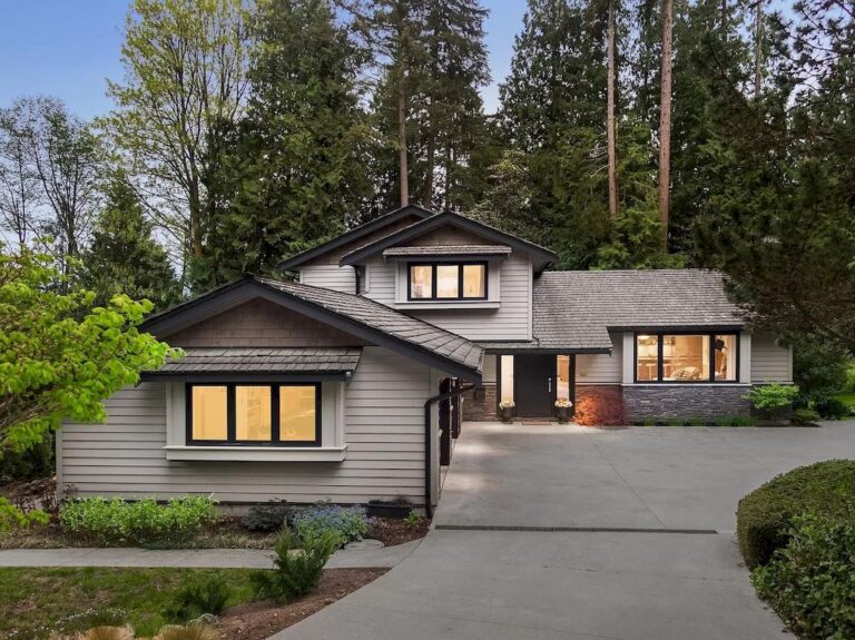 Warm Inviting Family Home in West Vancouver with Park-like Yard Prices at C$3,488,000