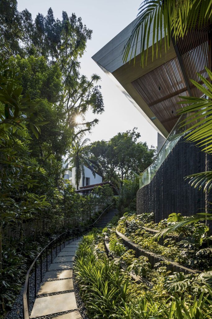 Water Garden House in Singapore by Wallflower Architecture