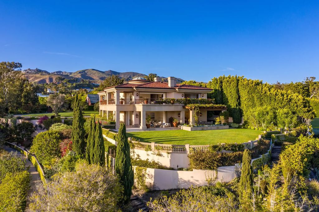 The Estate in Malibu is a World-Class Oceanfront Estate offers its own private pathway to over 208 feet of sandy beach frontage and breathtaking coastline and ocean views now available for sale. This home located at 27628 Pacific Coast Hwy, Malibu, California
