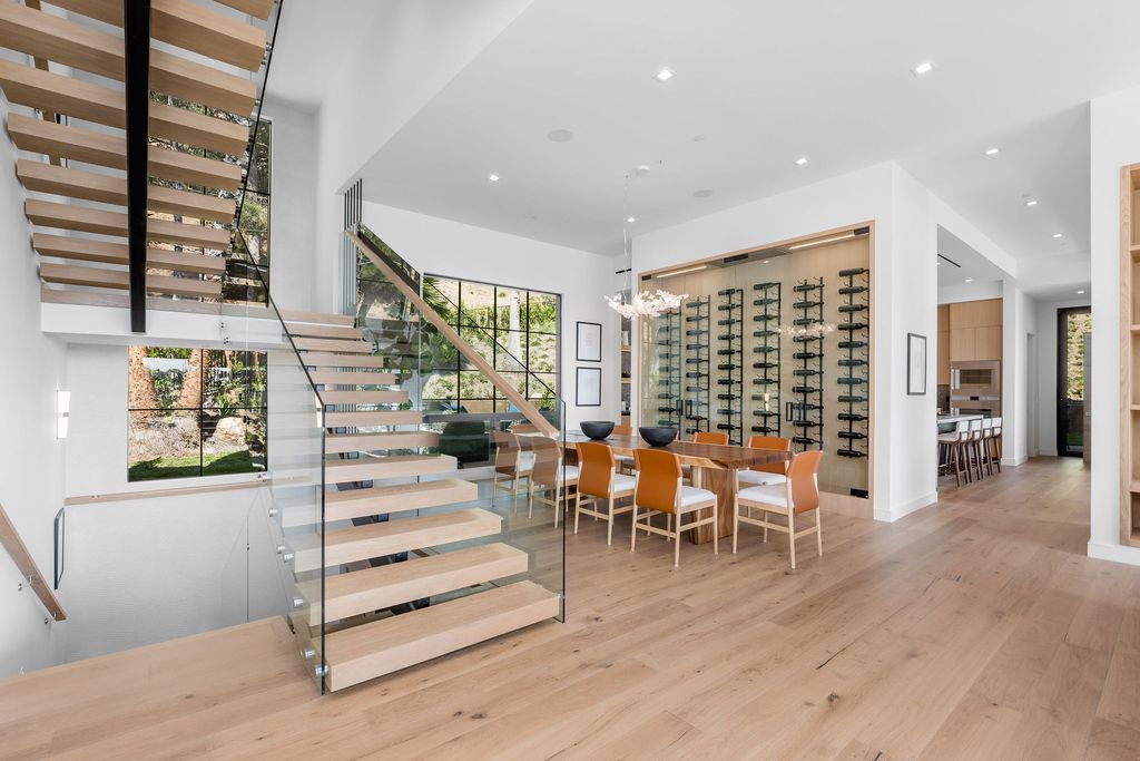 The Home in Beverly Hills is a newly constructed warm California contemporary high performance living experience now available for sale. This home located at 1635 Ferrari Dr, Beverly Hills, California