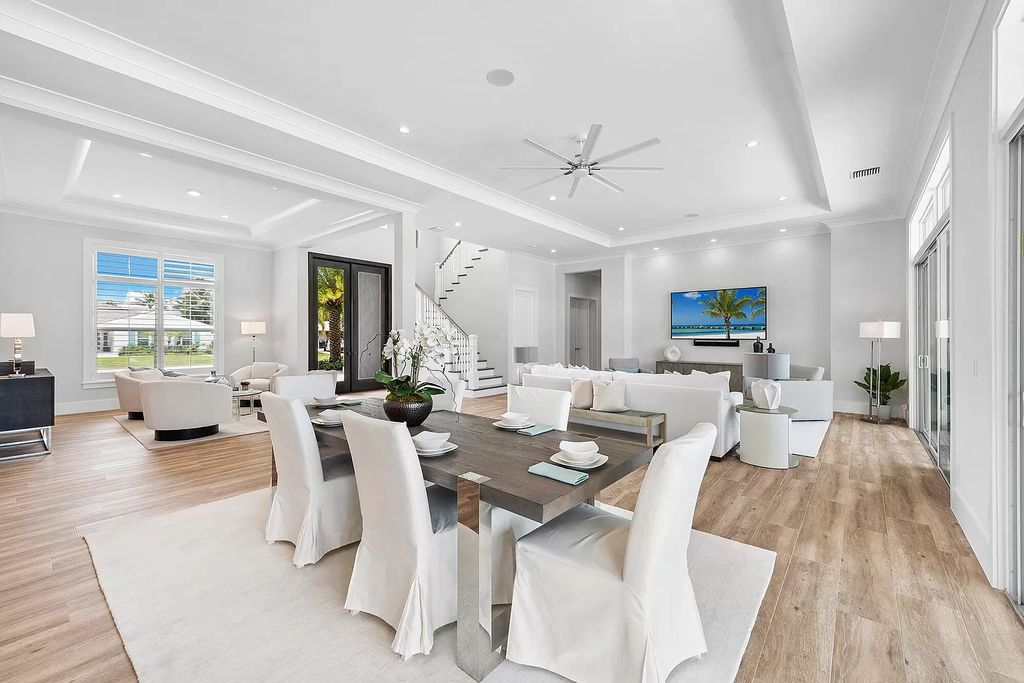 The Palm Beach Gardens Home is a newer custom built luxurious residence with high end finishes throughout now available for sale. This house located at 2169 Driftwood Cir, Palm Beach Gardens, Florida