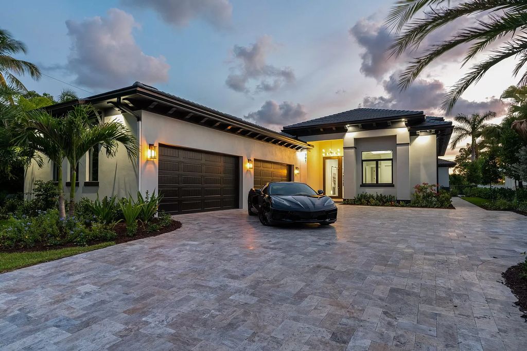 The Home in Lake Worth is a brand new construction on Hypoluxo Island with stunning modern contemporary design and insane wide Intracoastal views now available for sale. This home located at 701 S Atlantic Dr, Lake Worth, Florida