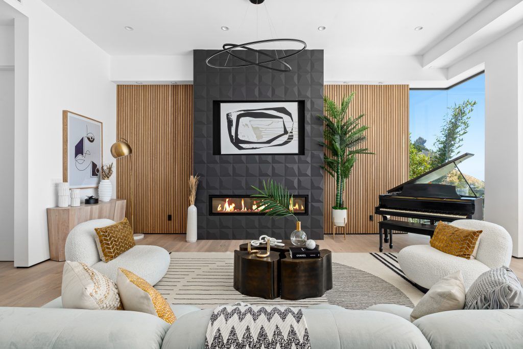 The Home in Los Angeles is a spectacular residence on a private drive off Sunset Plaza with breathtaking panoramic downtown views now available for sale. This home located at 1916 Sunset Plaza Dr, Los Angeles, California